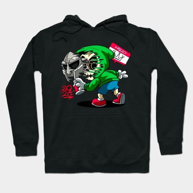 Grinning bonehead Hoodie by CazzyShop